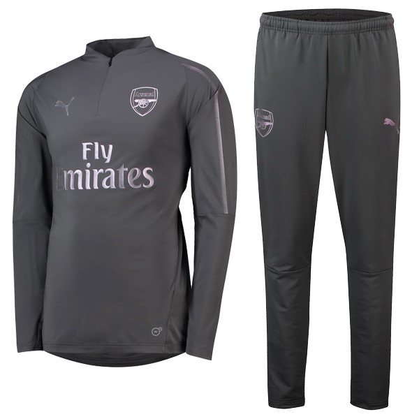 Survetement Football Enfant Arsenal 2018-19 Gris